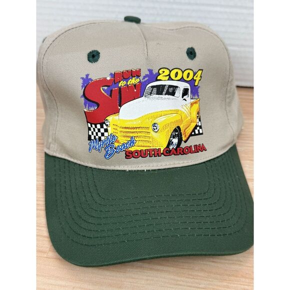 Accessories - Vintage 2004 Run to the Sun Myrtle Beach South Carolina Snap‎ Back Hat